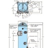 LLZ024 Danfoss компрессор, схема, чертёж, размеры