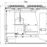MB220S, Polair, моноблок, размеры, чертёж 