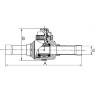 BC-BV-58N, вентиль запорный шаровый BC-BV-58N, вентиль запорный шаровый
